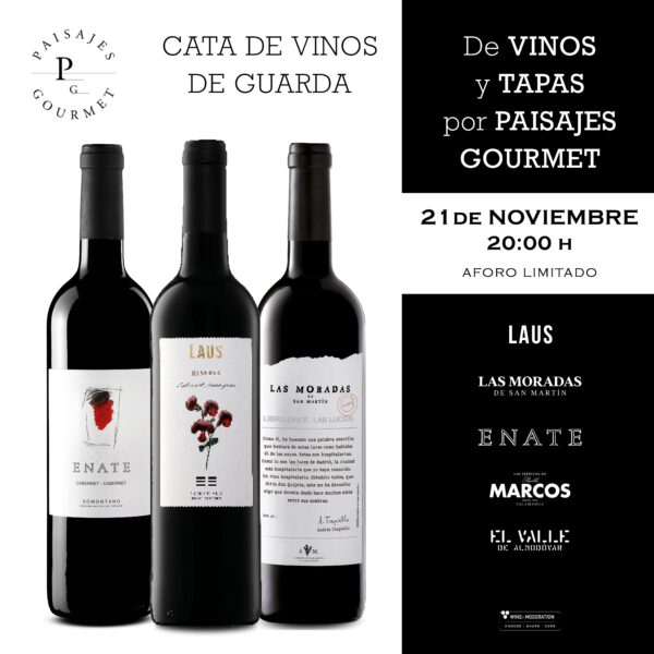 cata 21 de noviembre vinos de guarda
