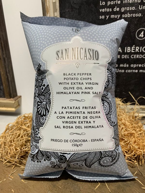 PATATAS FRITAS SAN NICASIO PIMIENTA NEGRA - 150GR