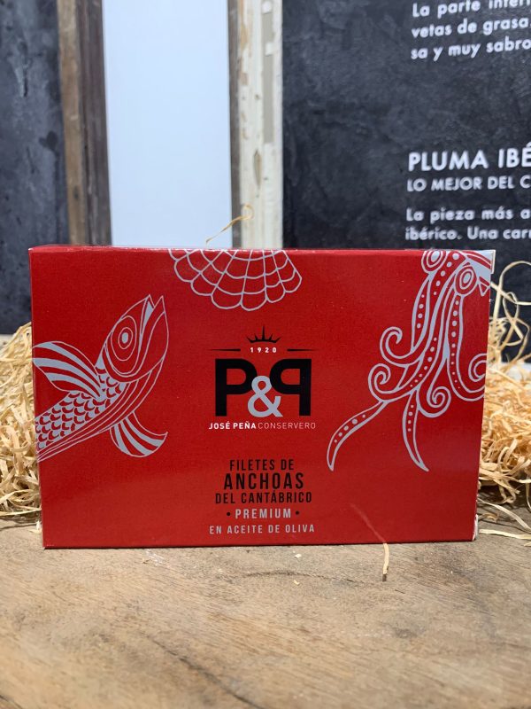 Anchoas en aceite de oliva 10 Piezas P&P